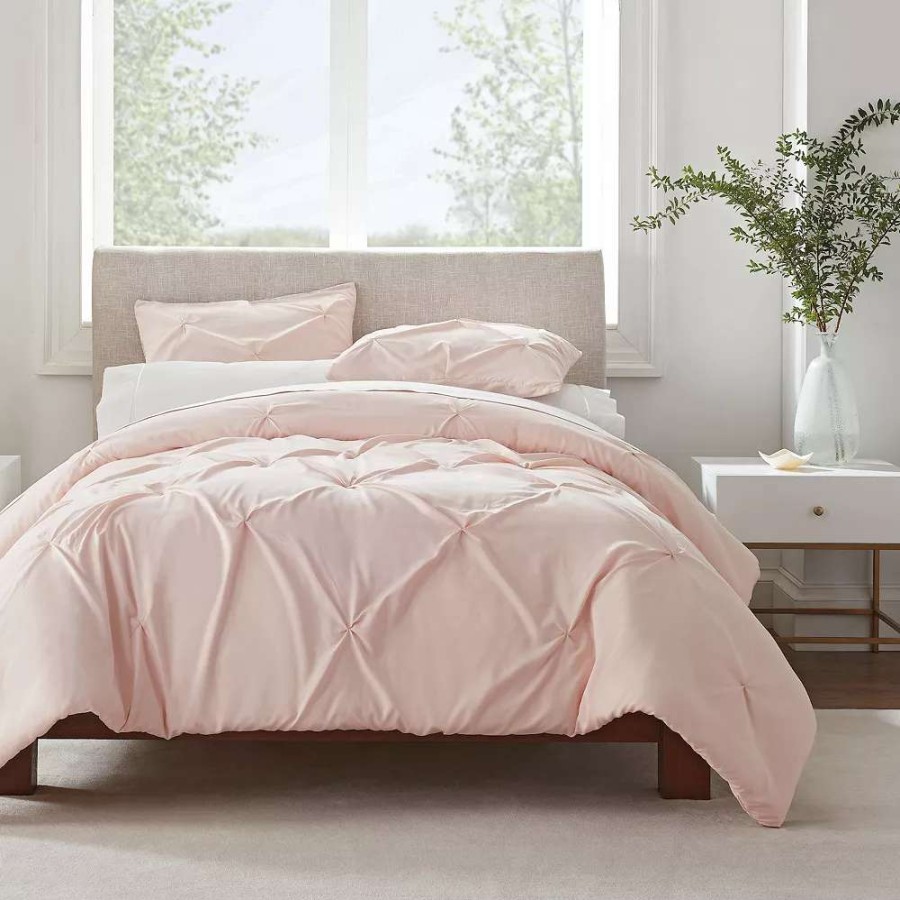 Bed & Bath *  Serta Simply Clean Antimicrobial Duvet Cover Set